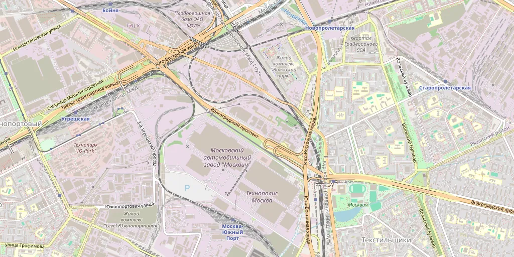 Карта игровых клубов PARI в Москве: 1 точек